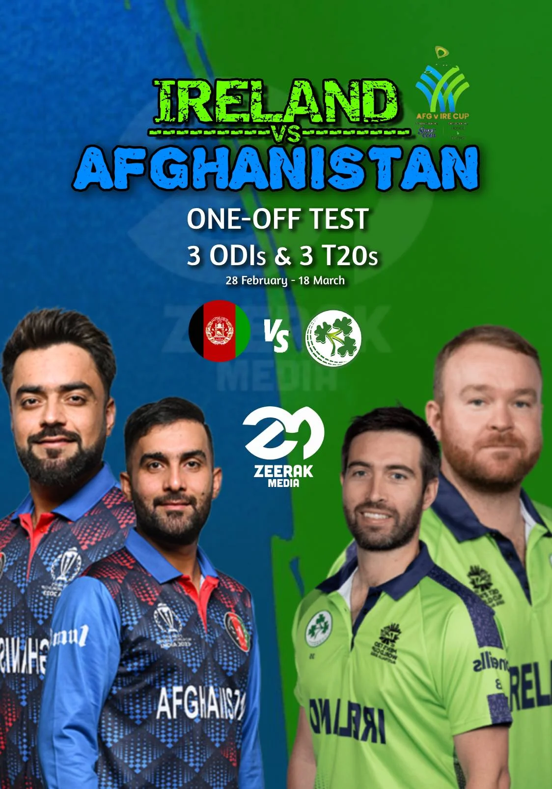 Ireland Tour of Afghanistan – Watch Online